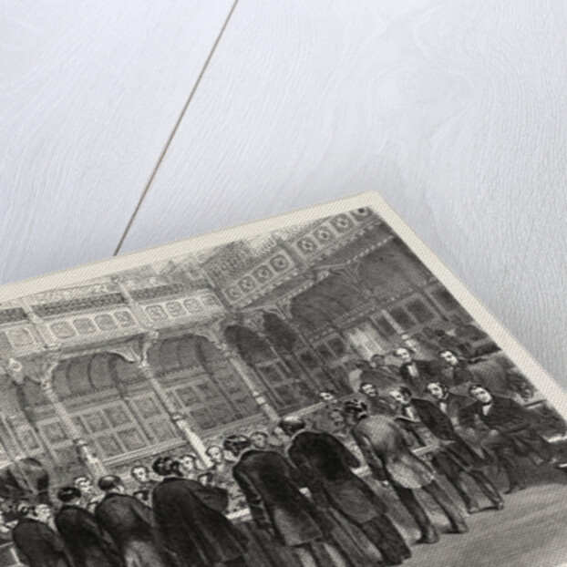 The House of Commons: Swearing-in of the Members, London, 1857 by Anonymous