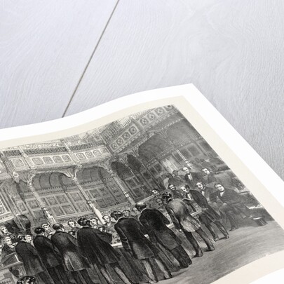 The House of Commons: Swearing-in of the Members, London, 1857 by Anonymous