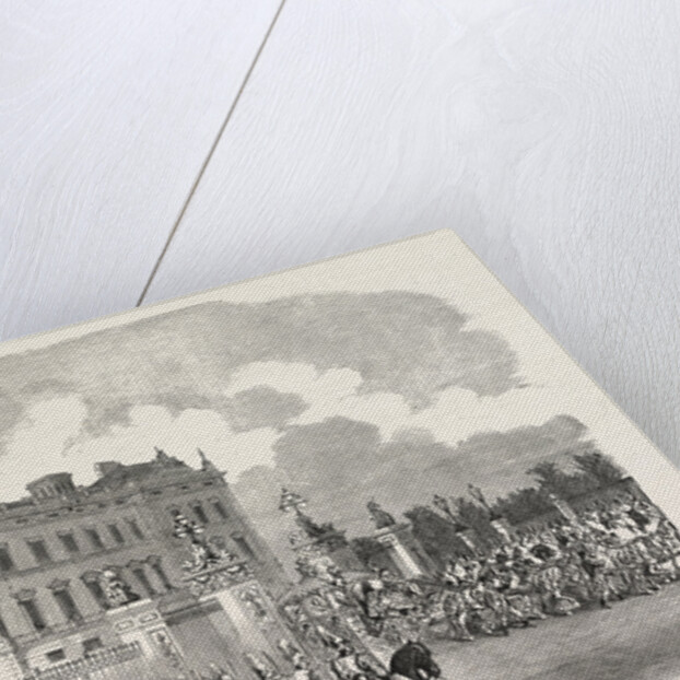 Opening of Parliament: Her Majesty Leaving Buckingham Palace, London, 1854 by Anonymous