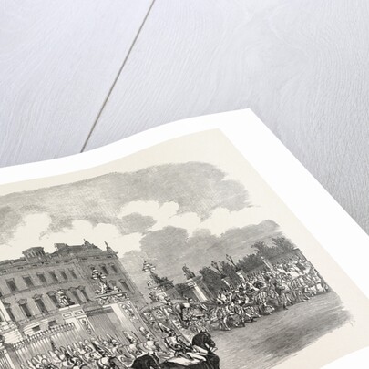 Opening of Parliament: Her Majesty Leaving Buckingham Palace, London, 1854 by Anonymous