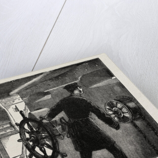 The New War Ship of the British Navy, H.M.S. Inflexible: The Conning Tower (Forward) Containing the Armor Cross, 1882 by Anonymous