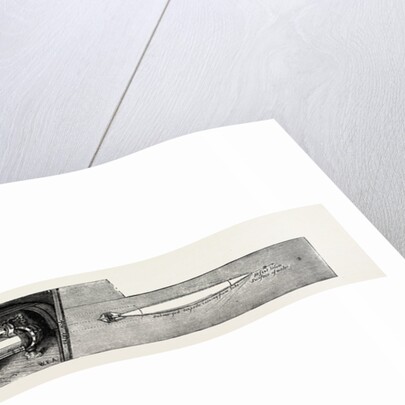 The New War Ship of the British Navy, H.M.S. Inflexible: The Torpedo Room: Placing a Whitehead in the Pneumatic Tube (9 Feet Under Water) for Launching, 1882 by Anonymous