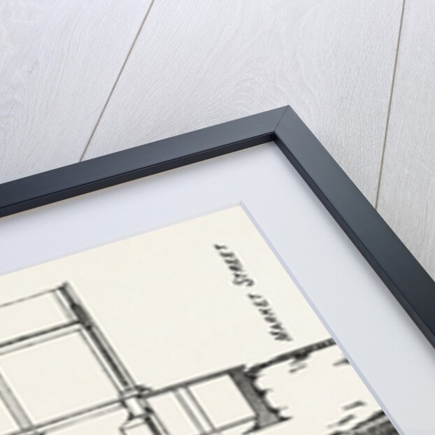 Cable Railway Tunnel Under River Near Van Buren Street, Chicago, 1890: Section Showing Foundations for Columns in Buildings by Anonymous