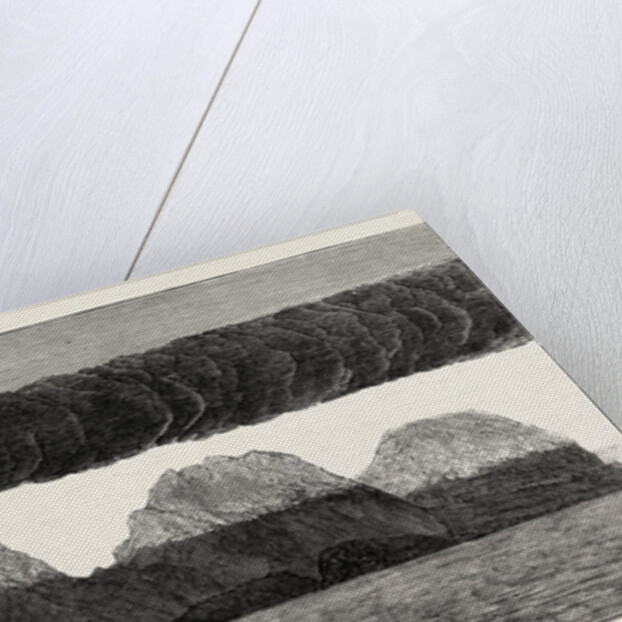 The Eruption on Mount Hecla, Iceland, Tin Fjeld by Anonymous