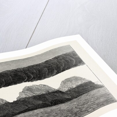 The Eruption on Mount Hecla, Iceland, Tin Fjeld by Anonymous