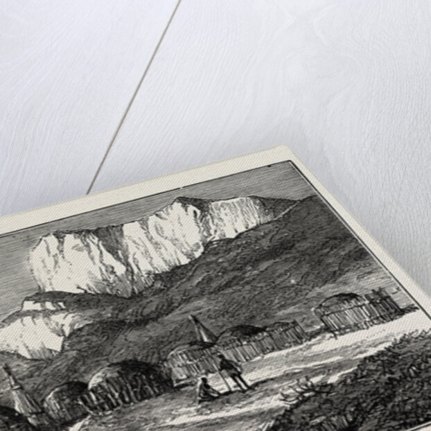 Kraal on the Zulu Border, Cape Colony, South Africa by Anonymous