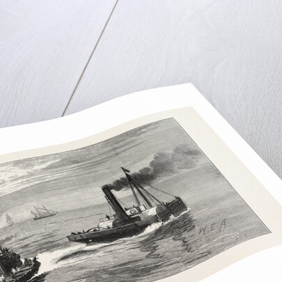 Placing the First Chain Beneath the Wreck, H.M.S. Eurydice by Anonymous