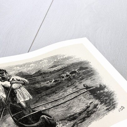 Our Boatman at Tahiti, French Polynesia, Southern Pacific Ocean by Anonymous