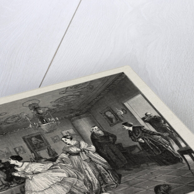 Domestic Life in Russia, the Matchmaker. Love, Matchmaking, Romance, Romantic, Marriage, Relationship by Anonymous