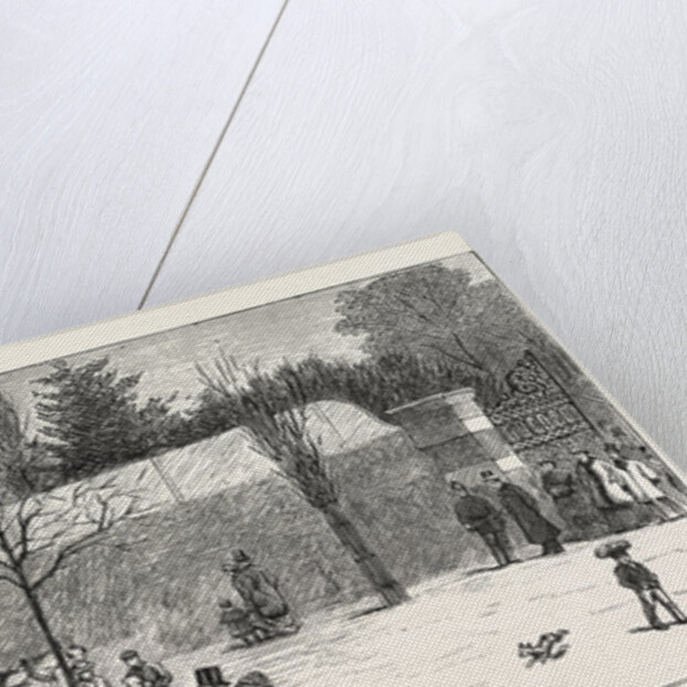 The Earlier Opening of Kew Gardens — Scene on Easter Monday Outside Cumberland Gate by Anonymous