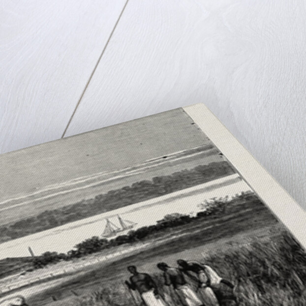 An English Trading Settlement at Emboma, Congo River, Coast of Africa by Anonymous