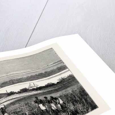 An English Trading Settlement at Emboma, Congo River, Coast of Africa by Anonymous