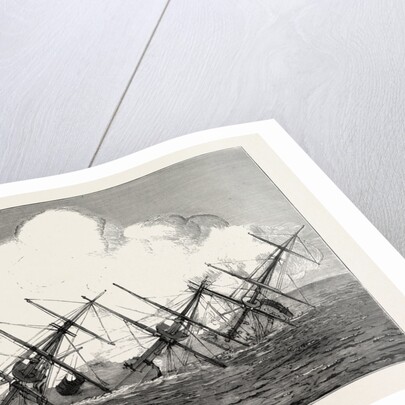 The Collision Between the German Ironclads in the Channel: The Last of the Grosser Kurfurst-Sketched by an Eye-Witness at Folkestone by Anonymous