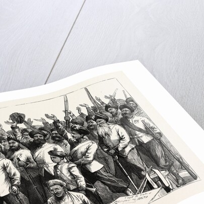 Departure of Indian Troops (13th Bengal Infantry) from Bombay, India by Anonymous