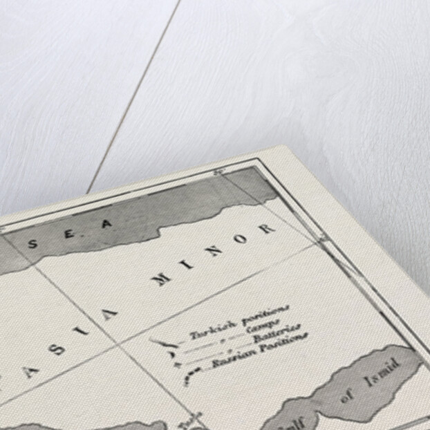 Relative Positions of the Russian and Turkish Forces, and of the British Fleet Before Constantinople, Istanbul by Anonymous