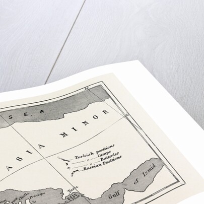 Relative Positions of the Russian and Turkish Forces, and of the British Fleet Before Constantinople, Istanbul by Anonymous