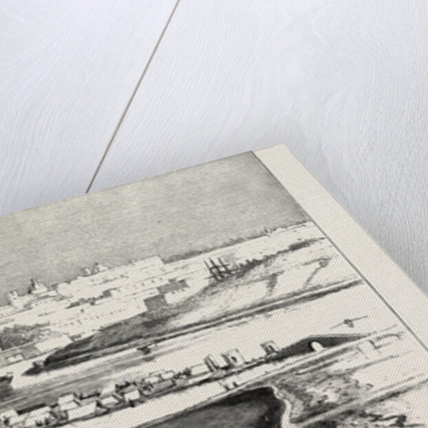 Our Indian Contingent at Malta: Valetta Indian Encampment, and Transport Vessels in the Quarantine Harbour by Anonymous