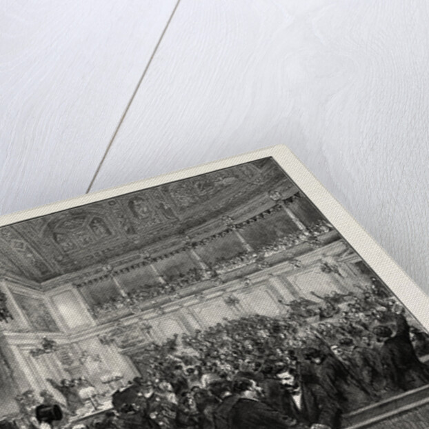 The New Regime in Spain: Proclaiming the Republic in the Cortes at Madrid, February 11, 9 P.M., 1873 by Anonymous