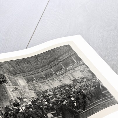 The New Regime in Spain: Proclaiming the Republic in the Cortes at Madrid, February 11, 9 P.M., 1873 by Anonymous