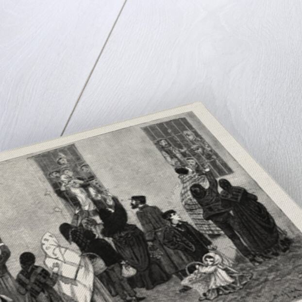 The Civil War in Spain: Visiting Carlist Prisoners in the Military Prison of San Francisco, 1873 by Anonymous
