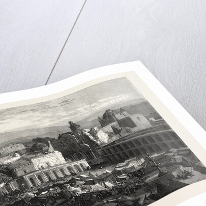 The Earthquake at Arequipa, Peru: The Plaza Mayor and Encampment of the People, 1868 by Anonymous