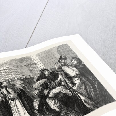 The Women Trying to See the Prisoners at Versailles, France, 1871 by Anonymous