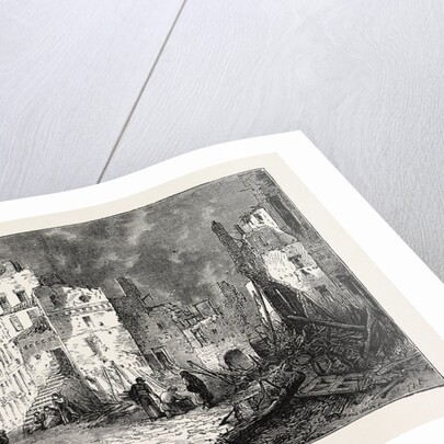 The Ruins of Thionville, after the Bombardment by the Prussians, France, 1871 by Anonymous
