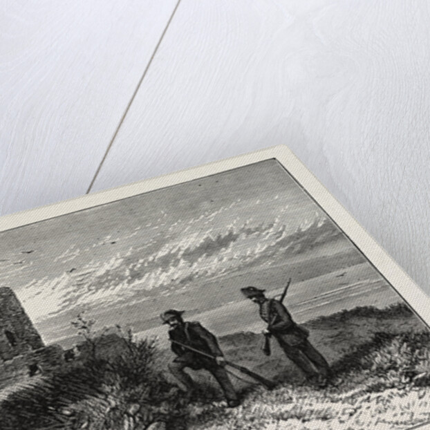 Moorish Tower at Gibraltar: Station of the Eclipse Expedition, 1871 by Anonymous