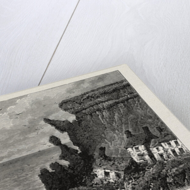 The Landslip at Whitby, UK, 1871 by Anonymous