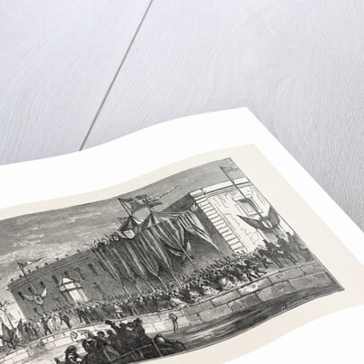 Landing of the King of Spain at Carthagena, 1871 by Anonymous