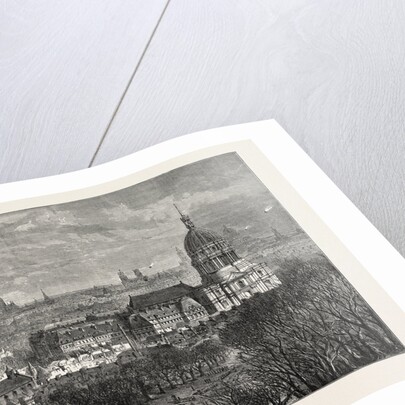 The The Quarter of Paris Under Bombardment, As Seen from the Trocadero, France, 1871; St. Pierre De Caillous, the Champ De Mars by Anonymous