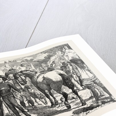 The Buying Horses in Brittany for the French Army, France, 1871 by Anonymous