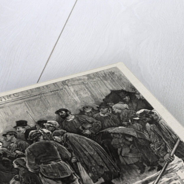A Queue in Paris, France, 1871 by Anonymous