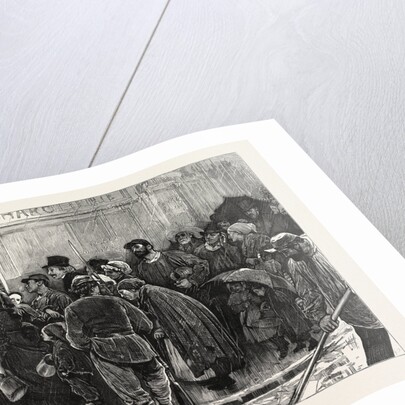 A Queue in Paris, France, 1871 by Anonymous