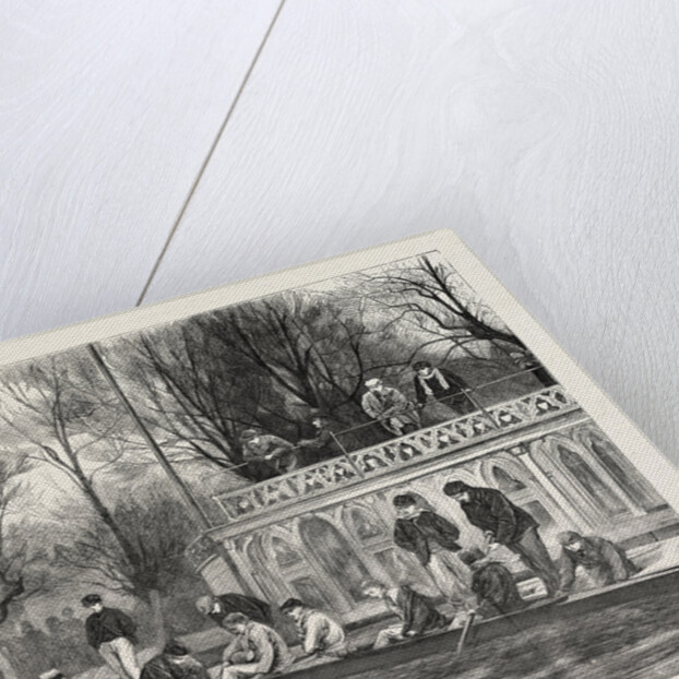 A Sketch on the Isis, the Oxford Crew at Home, UK, 1871 by Anonymous