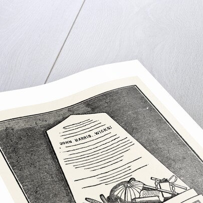 Monument To John Harris Wicks, in Egham Church by Anonymous