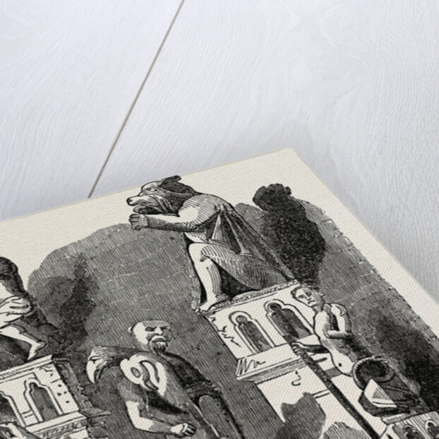 Antique Sculptures at Magdalen College, Oxford by Anonymous