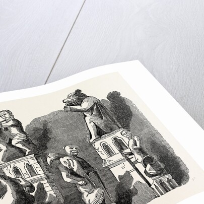 Antique Sculptures at Magdalen College, Oxford by Anonymous