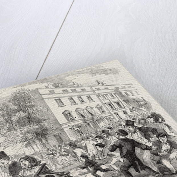The Sunday Riots at Belgravia, London, 1855 by Anonymous