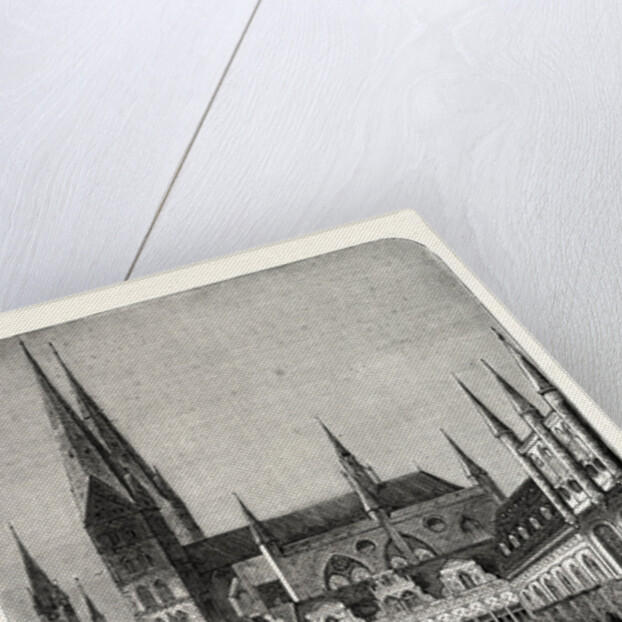 Germany: A Scene in the Marketplace at Lubeck by Anonymous