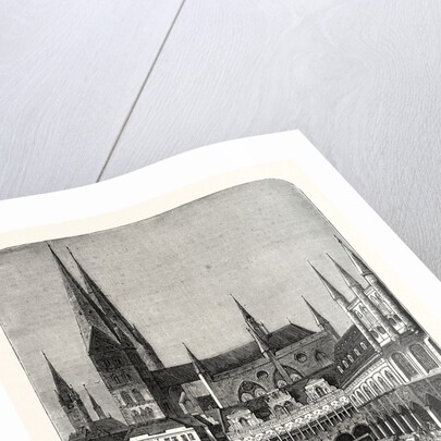 Germany: A Scene in the Marketplace at Lubeck by Anonymous