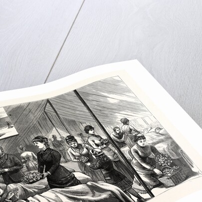 New York: Ladies of the Flower and Fruit Mission Waiting Upon Patients, in the Hospital Tent on Ninety-Ninth Street by Anonymous