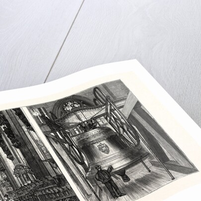 The Completion of the Cologne Cathedral, Germany. Kölner Dom. The Choir and High Altar and the Great Bell by Anonymous