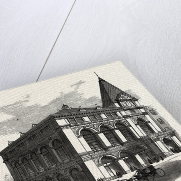 New Building of the Long Island Historical Society at Brooklyn by Anonymous