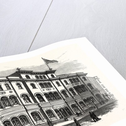 New York: The Astor Library, with Its Recent Addition by Anonymous