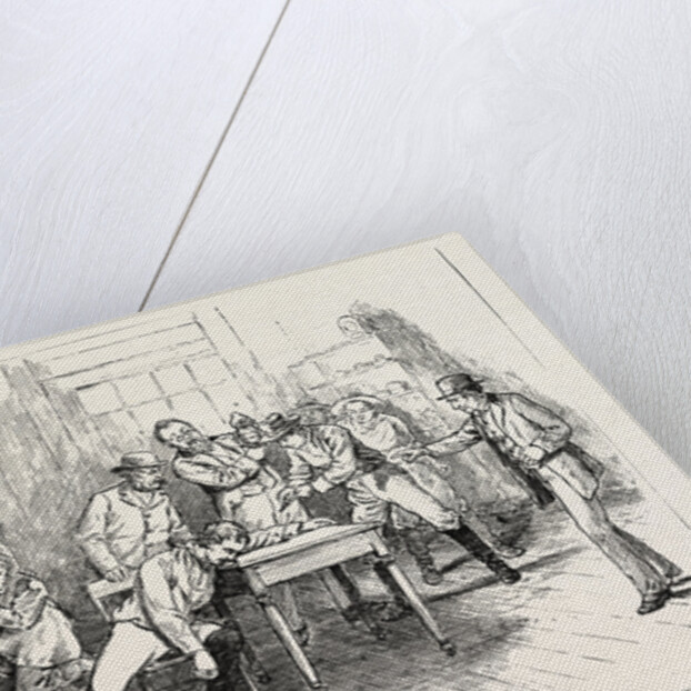 Scene from the Close of Act 1 of Aldrich and Parsloe's Successful Play My Partner by Anonymous