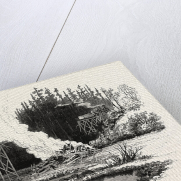 North Carolina: Wrecking of the Passenger and Freight Train at Indian Creek Trestle December 23rd by Anonymous