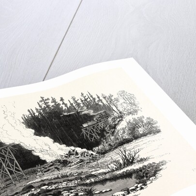 North Carolina: Wrecking of the Passenger and Freight Train at Indian Creek Trestle December 23rd by Anonymous