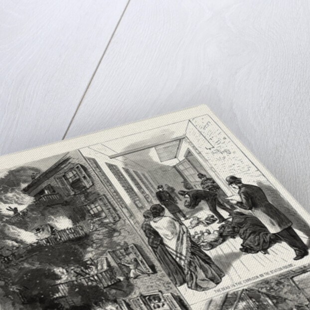 New York: The Fatal Fire in the Rear Tenement of No. 35 Madison Street by Anonymous