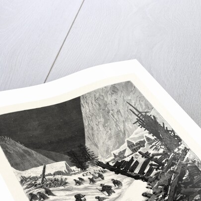 Utah: The Recent Snow Slide in the Wahsatch Mountains, Effects of the Avalanche in the Town of Alta by Anonymous